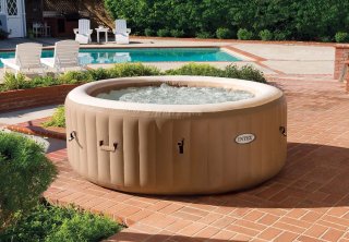 Intex PureSpa Sahara Tan Bubble Massage 4-persoons