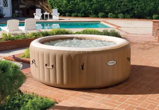 Intex PureSpa Sahara Tan Bubble Massage 4-persoons