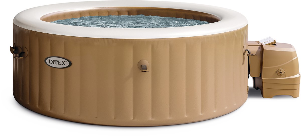 De Intex PureSpa Sahara Tan Bubble Massage 4-persoons in één oogopslag