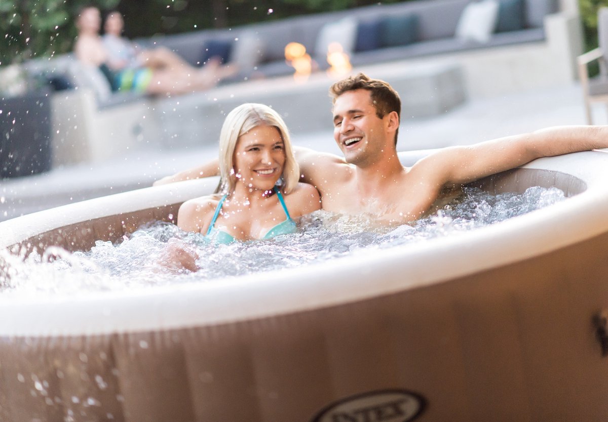 Wat vinden we goed aan de Intex PureSpa Sahara Tan Bubble Massage 4-persoons