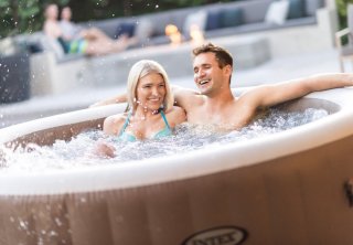 Intex PureSpa Sahara Tan Bubble Massage 4-persoons