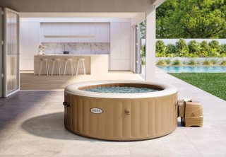 Intex PureSpa Sahara Tan Bubble Massage 4-persoons