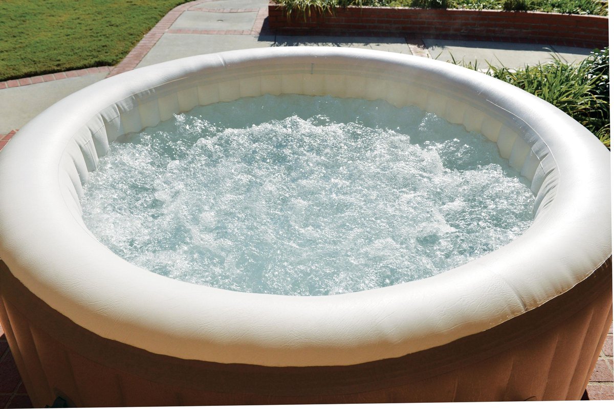 Intex PureSpa Sahara Tan Bubble Massage 4-persoons