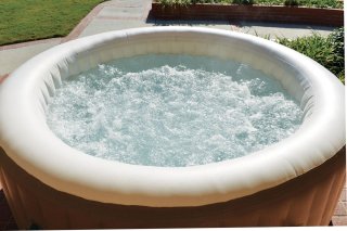 Intex PureSpa Sahara Tan Bubble Massage 4-persoons