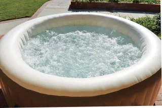 Intex PureSpa Sahara Tan Bubble Massage 4-persoons