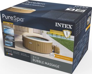 Intex PureSpa Sahara Tan Bubble Massage 4-persoons