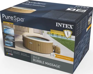 Intex PureSpa Sahara Tan Bubble Massage 4-persoons