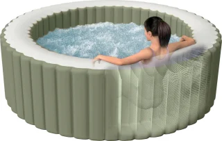 Intex Round Spa 6-persoons Olive Green