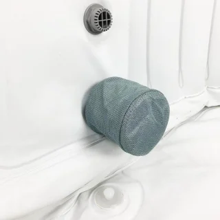 Jacuzzi Opblaasbare Hottub 4-persoons Vierkant Zwart