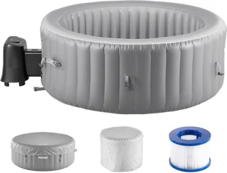 Jacuzzi Tuin Opblaasbare Spa Bubbelbad 6-persoons 208 x 66 cm