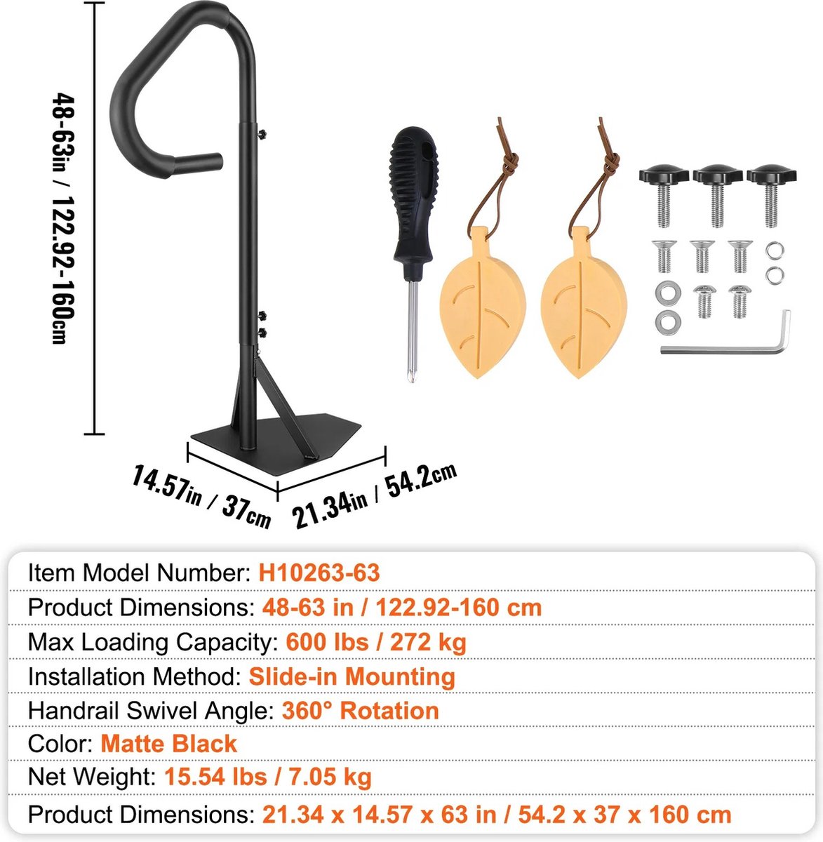 Jurrys Hottub leuning 116x37 cm draaibaar