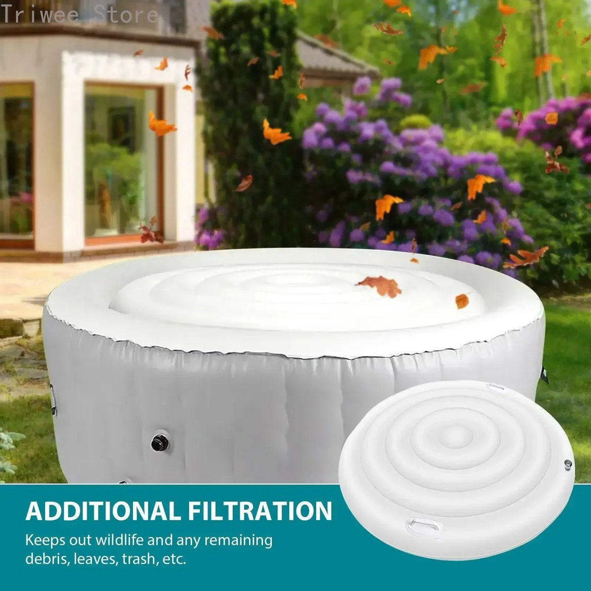 Jurrys Jacuzzi Opblaasbare Beschermhoes 155cm