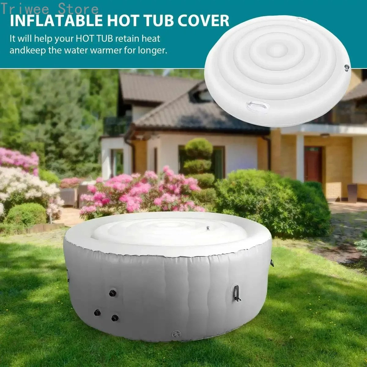 Jurrys Jacuzzi Opblaasbare Beschermhoes 155cm