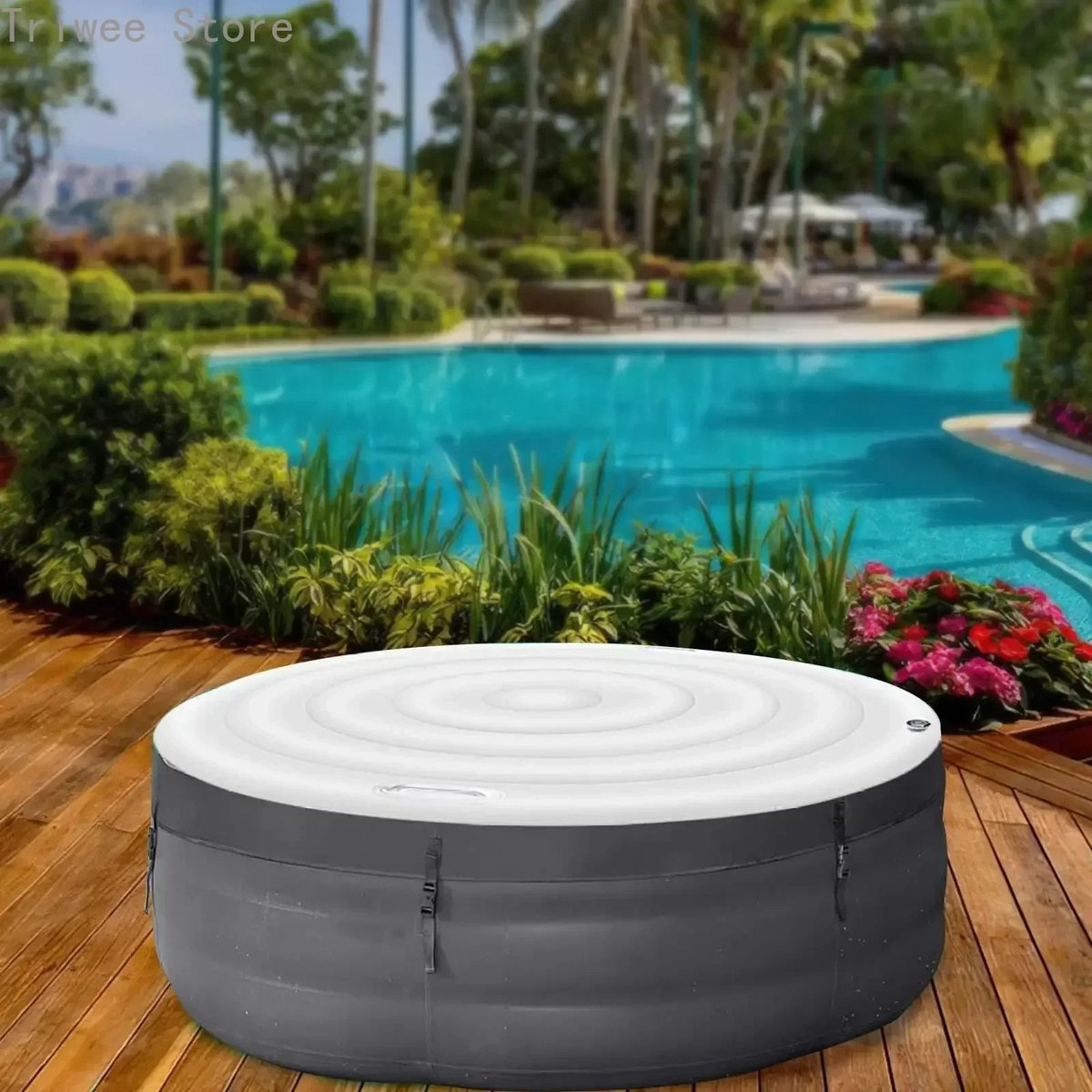 Jurrys Jacuzzi Opblaasbare Beschermhoes 155cm