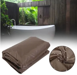 Wat vinden we goed aan de KARZO Buitenjacuzzihoes vierkant 90x91x11,8 cm (koffie)