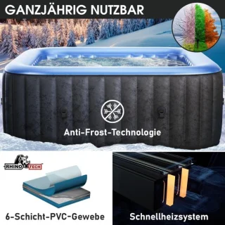 Laura Opblaasbare Hottub Spa 185x185 cm – 6 Persoons Vierkante Jacuzzi review