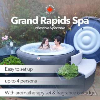 Laura Opblaasbare Jacuzzi Rond 4 Persoons