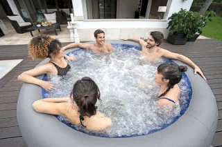 Lay-Z-Spa Hydrojet Santorini 2025 Maxhold EnergySense Ultra Fit Smart 216x80cm