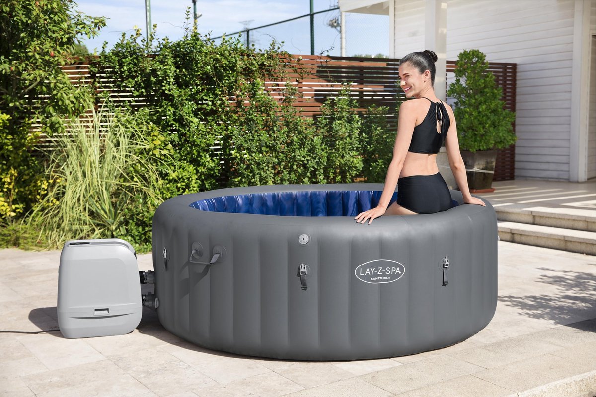 Lay-Z-Spa Hydrojet Santorini 2025 Maxhold EnergySense Ultra Fit Smart 216x80cm