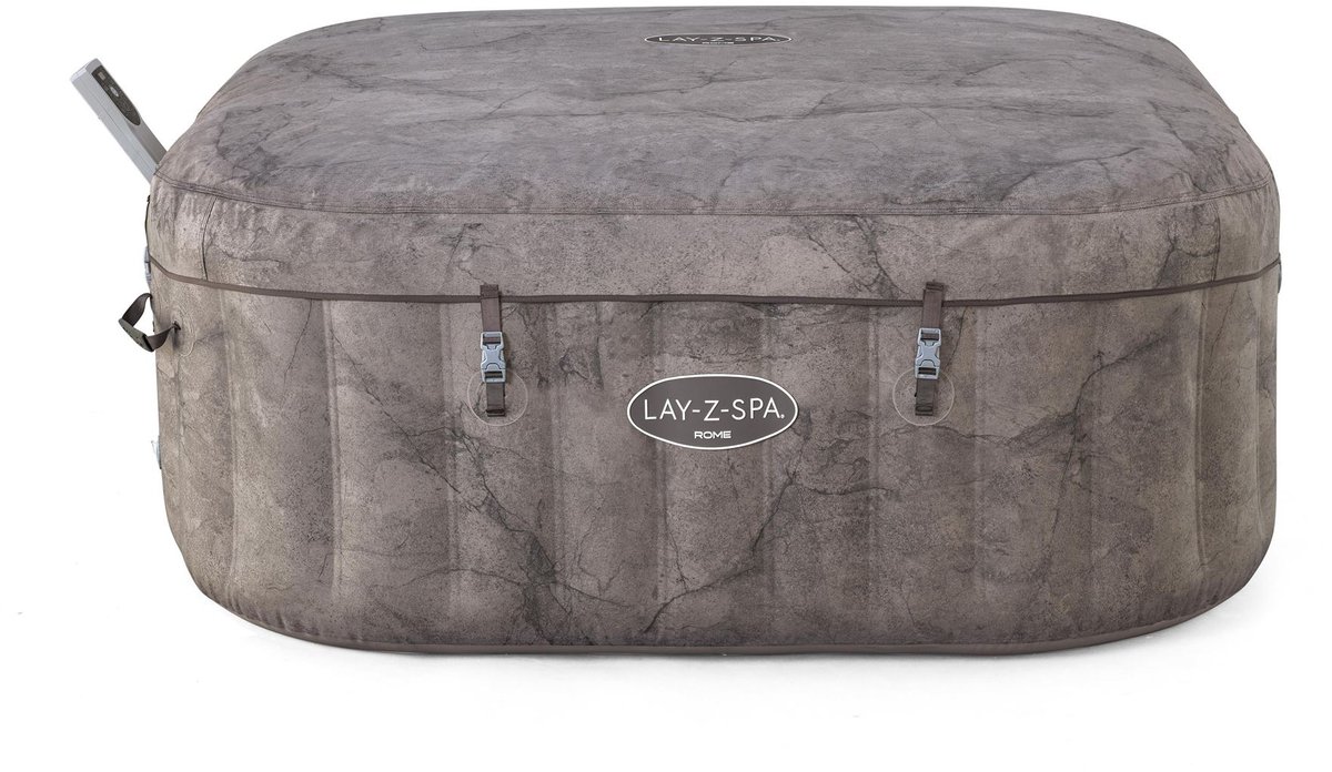Lay-Z-Spa Rome MaxHold 1.80x1.80x0.71m Brown Marble Square