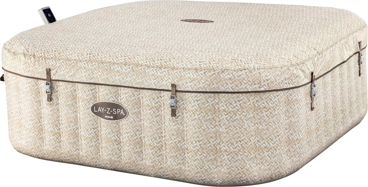 De Lay-Z-Spa Rome MaxHold 2.01x2.01m Sand Marble Square in één oogopslag