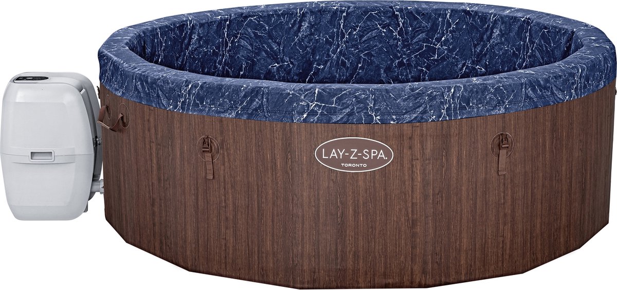 Lay-Z-Spa Toronto ThermaCore Smart Airjet Plus 7 2024 Brown Wood