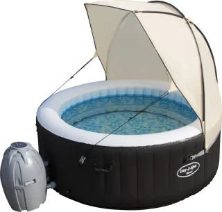 Wat vinden we goed aan de Lay-Z-Spa Zonnescherm voor Jacuzzi Beige