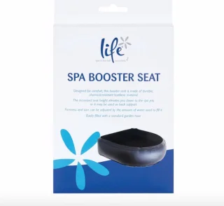 Life Spa Booster Seat Whirlpools Zwart vinyl 37,5x36x95 cm