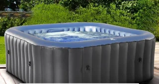 Luxe Opblaasbare Bubbelspa 158 x 158 cm (4-persoons)
