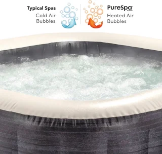 Luxe Outdoor Whirlpool Vierkant 175x175x71 cm - 4 Persoons Spa Bad