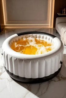 LuxeSpa Pro opblaasbare jacuzzi 4-6 personen 206x71 cm