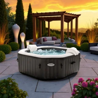 LuxurySpa Pro Opblaasbare Jacuzzi 4-6 Personen