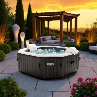 LuxurySpa Pro Opblaasbare Jacuzzi 4-6 Personen