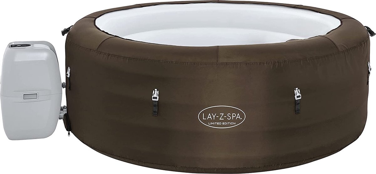 De Mara Lay-Z-Spa Limited Edition Jacuzzi Opblaasbaar Bruin 196x196 cm in één oogopslag