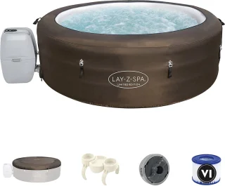 Mara Lay-Z-Spa Limited Edition Jacuzzi Opblaasbaar Bruin 196x196 cm