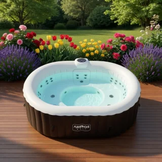 De Massage-Mobili Bella Opblaasbare Hot Tub in één oogopslag