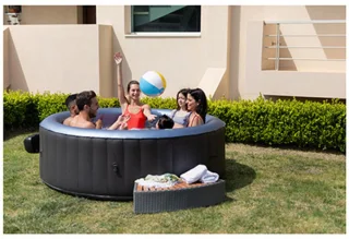 Mspa Bergen bubbelmassage jacuzzi 6 personen 204x70 cm