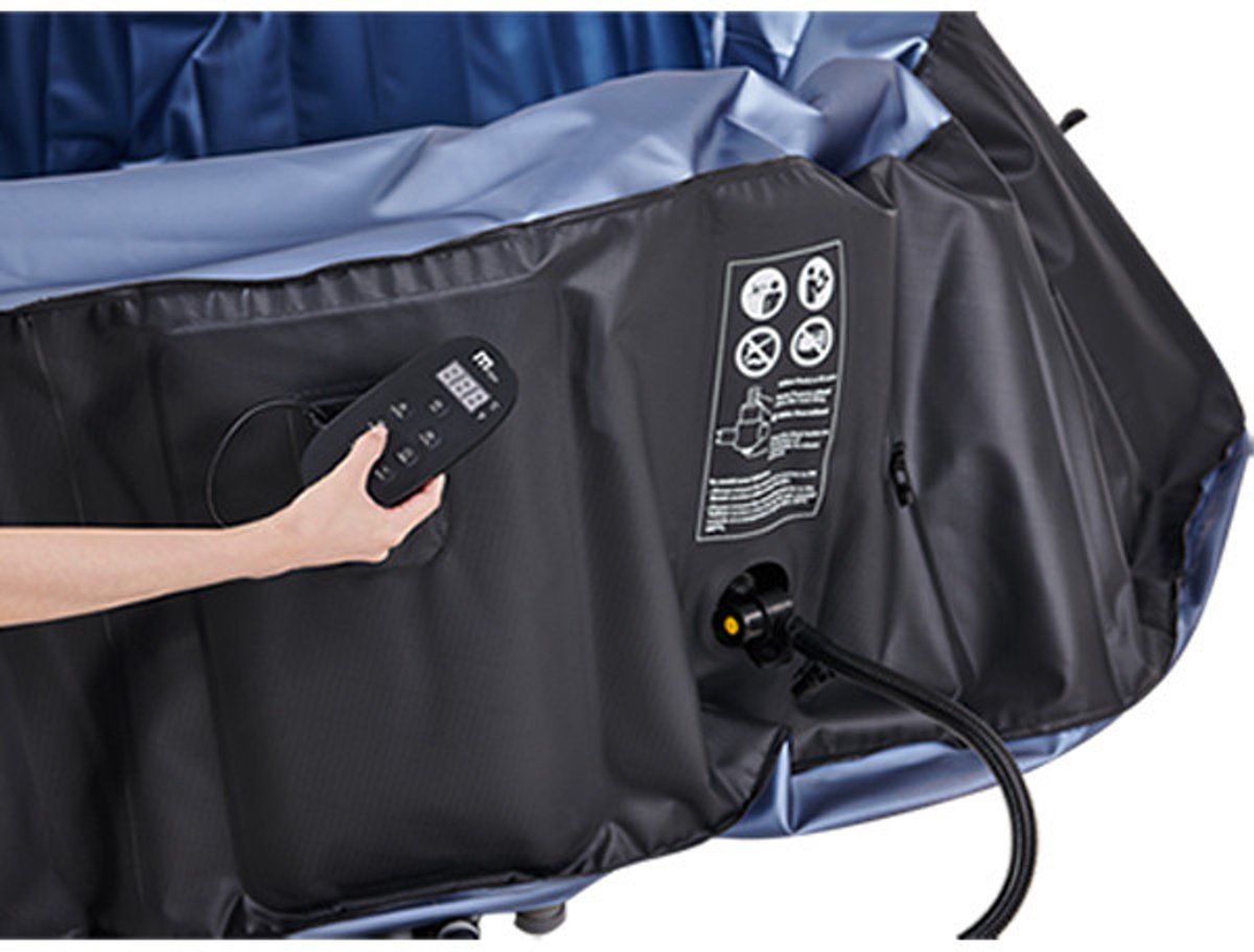 Mspa Bergen bubbelmassage jacuzzi 6 personen 204x70 cm