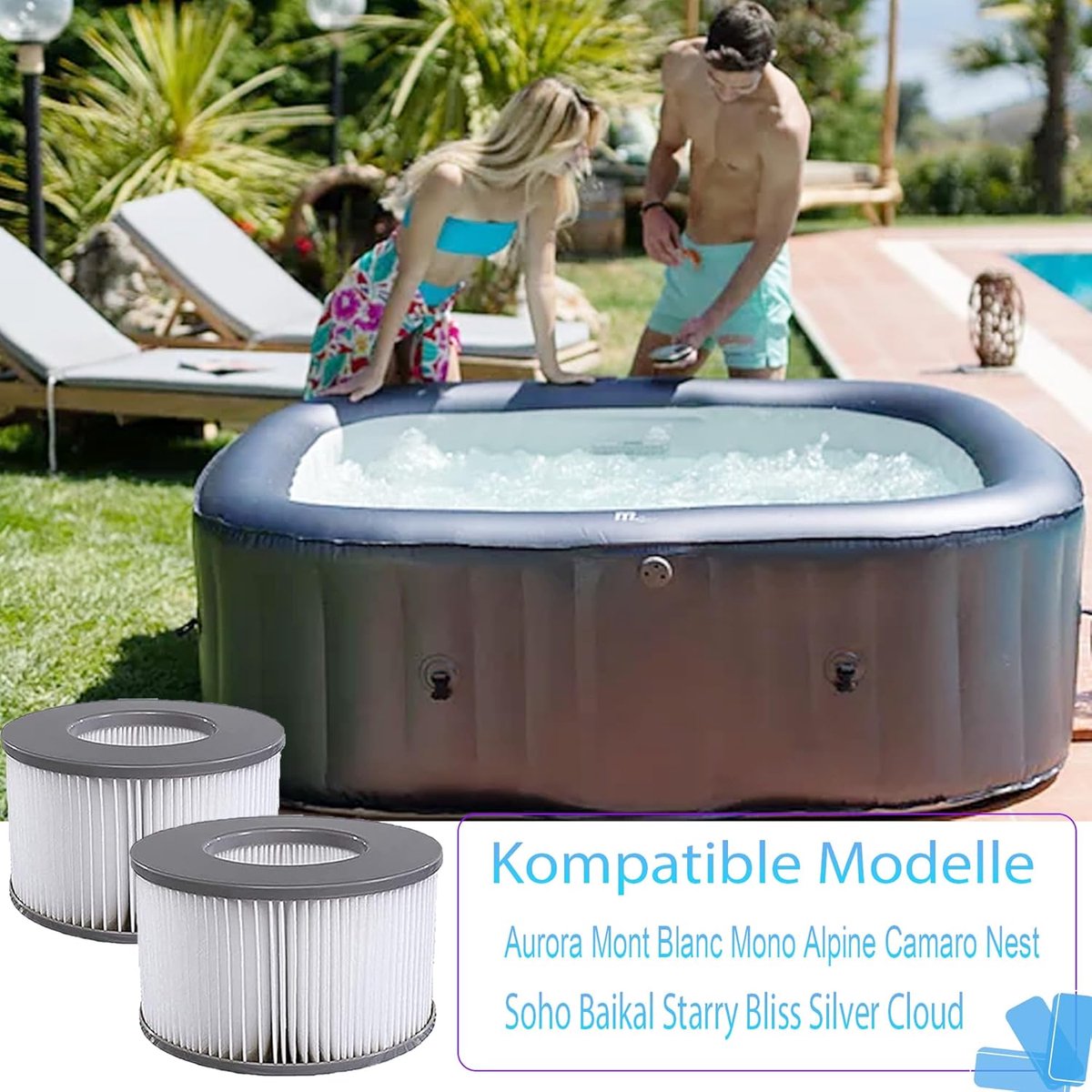 Wat vinden we goed aan de MSPA Filterpatronen 6 stuks voor opblaasbare spa