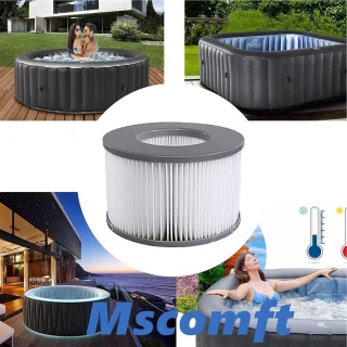 MSPA Filterpatronen 8 stuks geschikt voor MSPA opblaasbare spa Model 2020+