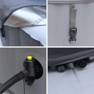 Wat vinden we goed aan de MSpa Fjord 6 Lite opblaasbare spa 185x185 cm