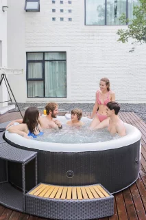 MSpa Ottoman Opblaasbare Jacuzzi 4-6 Personen Grijs