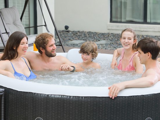 MSpa Ottoman Opblaasbare Jacuzzi 4-6 Personen Grijs review