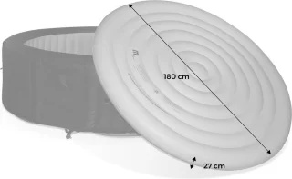 Wat vinden we goed aan de MSPA Rond opblaasbaar deksel