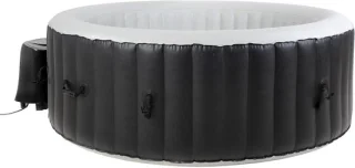 Novihome Luxe Whirlpool Opblaasbare Spa 4 Persoons Zwart-Wit