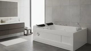Novihome Rechthoekige Whirlpool Badkuip 175x132 cm