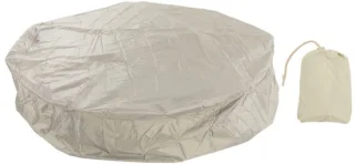 Omgoods opblaasbare hot tub cover voor ronde (190x30cm, beige)