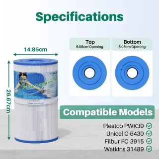 Omgoods vervangingsfilters voor hot tub en spa