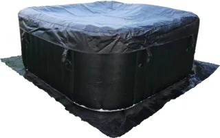 Opblaasbaar Bubbelbad 2-4 Persoons 145x65cm 1200W