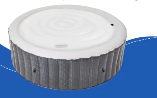 Opblaasbaar Spa Deksel Rond 160x160 cm